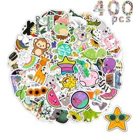 Pegatinas para Niños, 400 Pegatinas Kawaii, Calcomanias Decorativas de Alta Calidad HD Impermeables y Dibujos Animados para Laptop, Botella de Agua, Regalos para Niños, Adolescentes, Niñas y Adultos