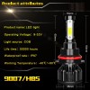 CHUSYYRAY 2x HB5 9007 LED Headlights Light Hi-Low Beam 12000K