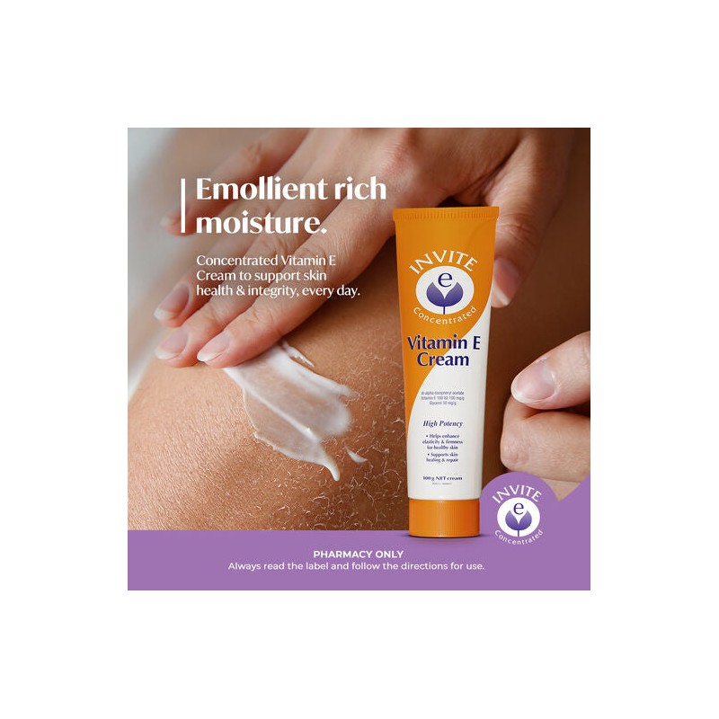 Invite E Concentrated Vitamin E Cream 100g