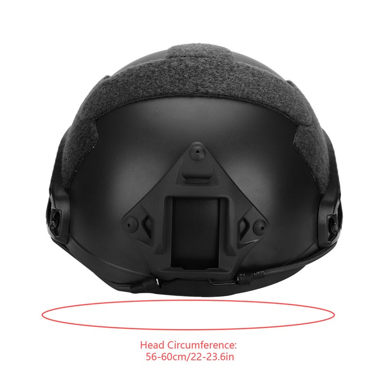 FAST Lightweight Rail Helmet Protective Goggles Version MH Tactic for