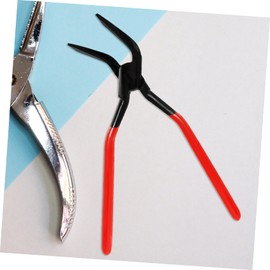 Operitacx Straight Jaw Sheet Metal Bender Tool Durable Carbon Steel Hand Seamers with Precise Metric Markings for Professional Bending Easy Mechanism and Double Jaws for Enhanced Control for