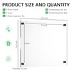 Yalikop 8 Pcs Acrylic Floating Picture Frame 8.5 x 11