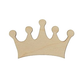 Essentials By Leisure Arts Arts Flat Wood Shape 24pc Crown