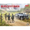 ICM 35103 Sd.Kfz.251/1 AUSF.A with German Infantry Model Kit, Grey,