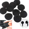 4 Pairs 55mm Foam Ear Pads for Headphones - Black