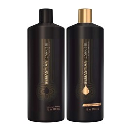 Sebastian Dark Oil Shampoo and Conditioner Liter Duo 33.8oz each
