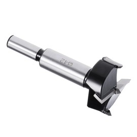 Kozelo Forstner Twist Drill Bit - [42 mm] Tungsten Robust Metal Drill Opener for Wood Furniture Hinge Woodworking Use Round Shank Black