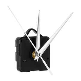 Kichvoe Wall Clock Movement Replacement Kits, Silent Clock Mechanism Maintenance DIY Clock Mechanisms Hands Repair Parts Accessories for Home Hotel School Silver