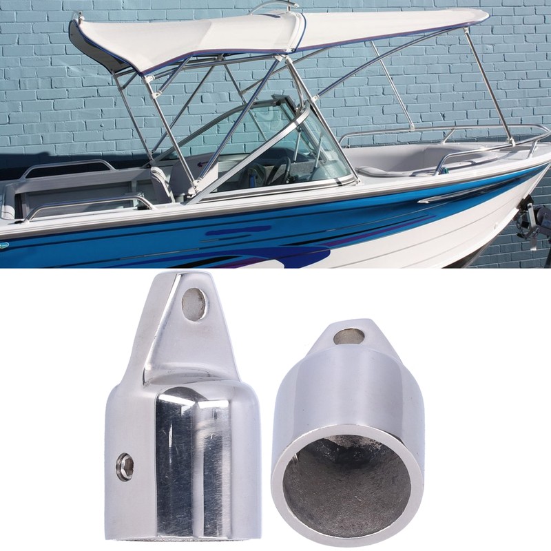 2pcs Bimini Top Cap External Eye End Accessories 316 Stainless