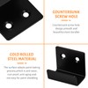 Pack of 10 U Angle Brackets, Wall Mount Hooks, Heavy