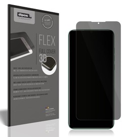 dipos FLEX Privacy Blickschutz-Folie matt passend für Oukitel C53 Schutzfolie mit 100% Displayabdeckung, Fingerprint-Kompatibel, Case-Friendly, Full Cover, Sichtschutz Filter 2way