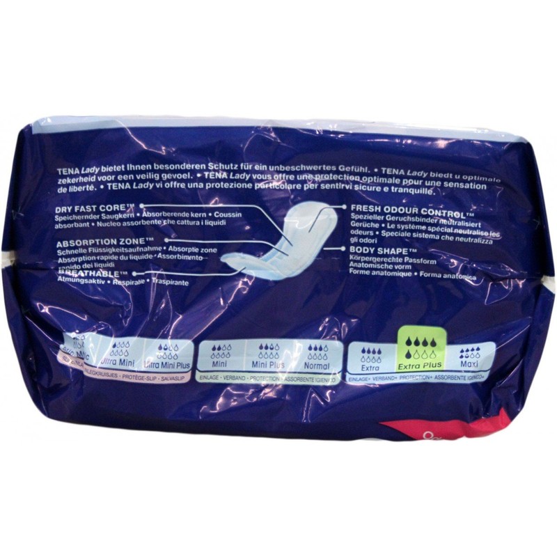 TENA Lady Discreet Extra Plus incontinence Pads 8 pack
