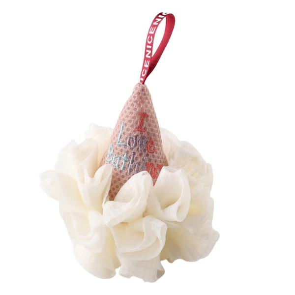 PACKOVE 1Pc Ice Cream Shape Bath Loofah Ball Exfoliating Shower