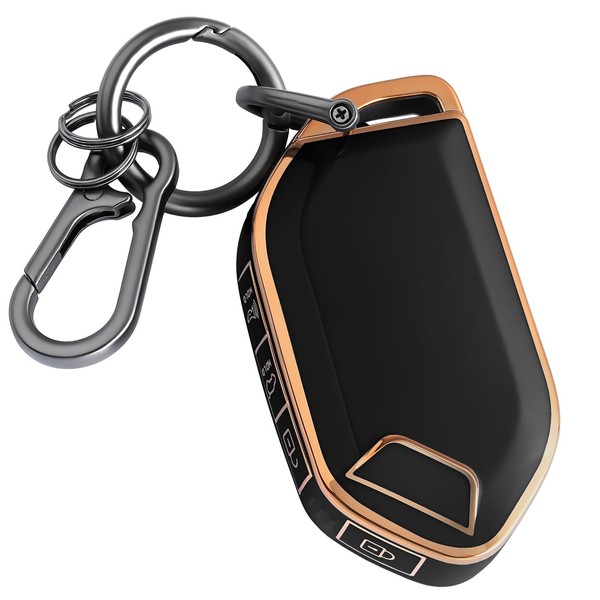 ELOHEI for Kia Key Fob Cover with Keychain, Key Fob