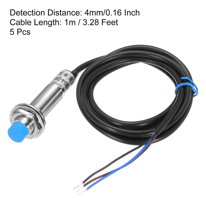 MECCANIXITY M12 Approach Sensor Inductive Proximity Sensor Switch NC Normally