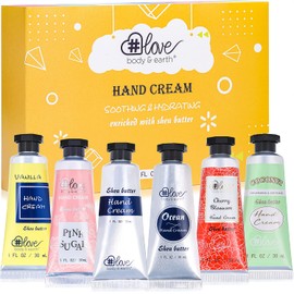 Set De Regalo De Crema De Manos Body & Earth # Love Para Mujer X6 - Venta Internacional.