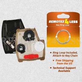 Remotez4less For 2005 2006 2007 2008 Honda Pilot Remote Shell Case Car Key Fob Cover 3bn