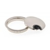 80MM METAL DESK CABLE TIDY OUTLET GROMMET INSERT (Brushed Steel)