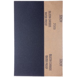 YoiYee 320 Grit Wet & Dry Sandpaper Sheets, 23 x 9.5cm, Extra Fine Abrasive Sand Paper Roll for Wood, Metal, Plastic, Glass, Stone and Wall Sanding, 10 Pack