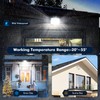 Dibaful 100 W LED Spotlight with Motion Sensor Light Sensor