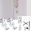 8 Sets Child Safety P-Clips, Blind Safety Clips for Cord,