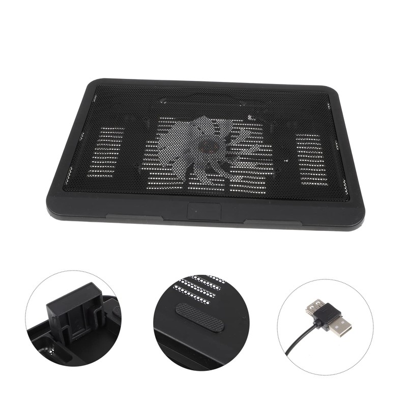 Angoily Laptop Cooling Pad with Quiet Fan Height Laptop Stand