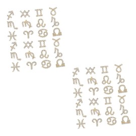 MERRYHAPY 2sets Unique Nail Decorations 12 Charm Rhinestone Nail Art Charms Manicure Supplies 24pcs*2