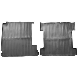 LNZMPART 2 PCS Bed Mat for 2015-2021 Ford Transit Cargo Bed Liner All Weather Rubber Car Floor Mats Upgrade Heavy-Duty TPE Waterproof Floor Liners for Ford Transit-150 250 350