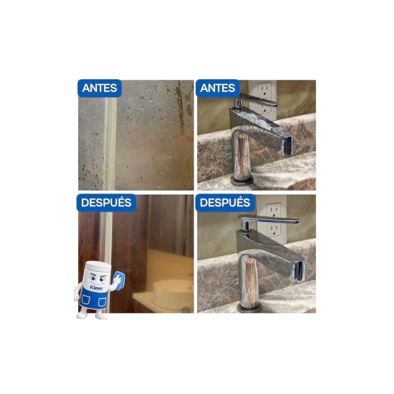 Kleer Crema Quita Gotas y Sarro 300ml — Elimina Manchas