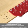 Shelf Pin Hole Jig and Hinge Clamp Two-in-One, with Self-Clamping