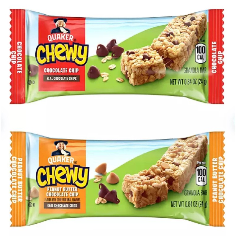 Quaker Chewy Granola Bar, Variety Pack, 60 ct.