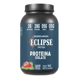 Suplemento En Polvo Eclipse Proteína Aislada Sabor Fresa X 1kg                                                                                        