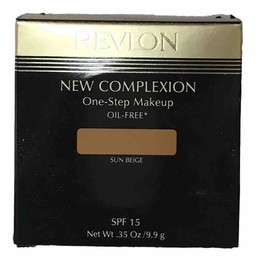 Revlon 2 Compacts Revlon New Complexion One Step makeup Oil Free SUN BEIGE  pl read