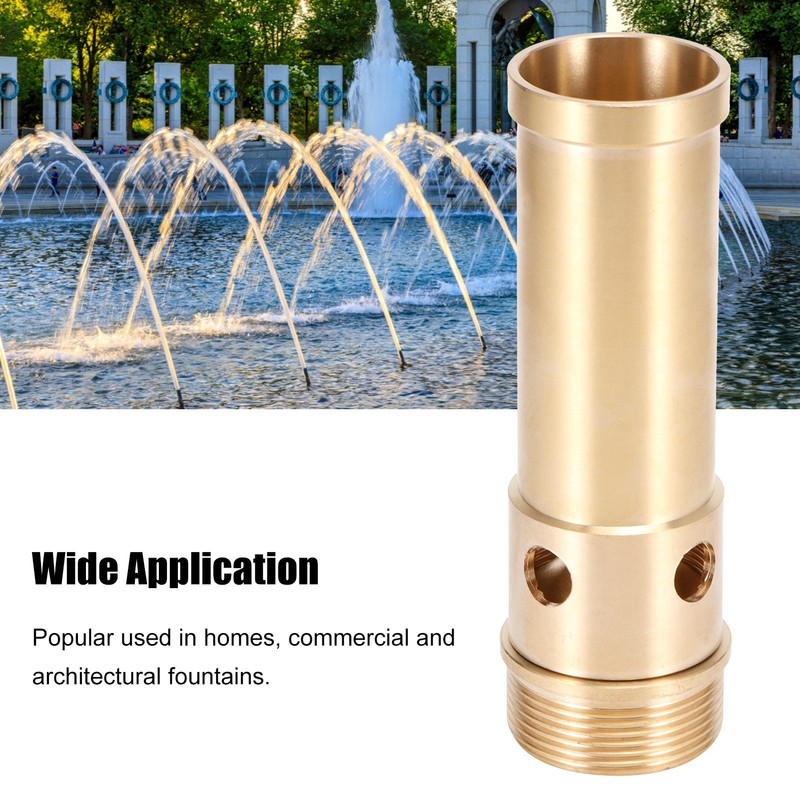 Copper Fountain Nozzle Spray Head Pond Sprinkler for Pool Music