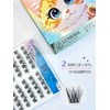 LUMERIS False Eyelash Parts, Natural, Easy Installation, 60 Bundles, Beginners,