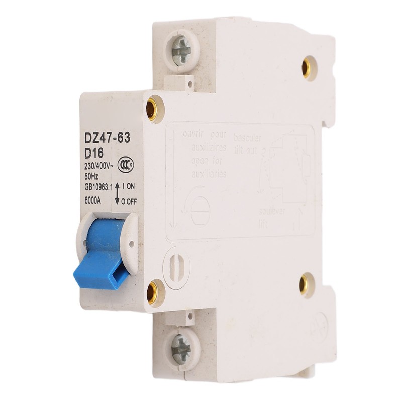 Miniature Circuit Breaker 63A 4500A Breaking Capacity Current Protection Device