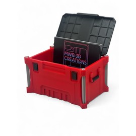 Packout Business Card Holder, Milwaukee Packout-Inspired Design, Desk & Workshop Organization