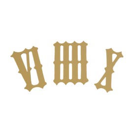 Tools and Replacement for Clock. Plastic Cuckoo Clock Numbers for Dials - Ivory Colored Roman Numerals - Size 16mm (5/8")