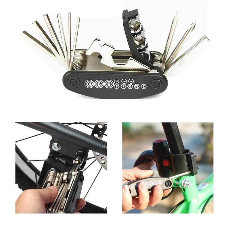 Heeke 16 in 1 Bike Tool Kit - Multifunctional Cycling