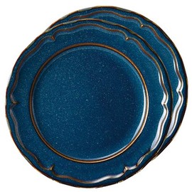 Kanezu Chintz Sarasa, 6.7 inches (17 cm), Crysta, Bread Plate, Made in Japan, 2 Pieces