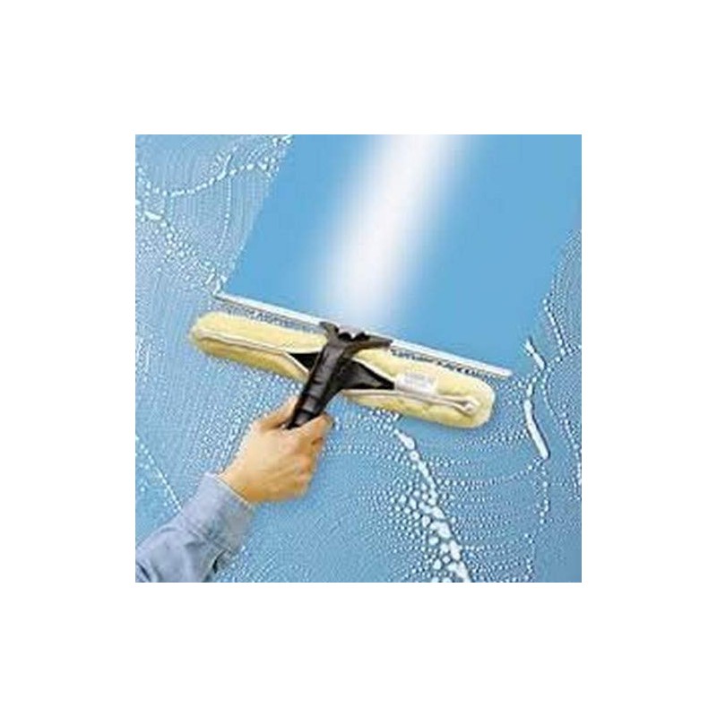 Ettore 71141 Stainless Steel Backflip Window Cleaning Combo Tool, 14-Inch,Black,