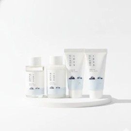 round wrap 146514 ROUND Round LAB [Pouch given] 1025 Dokdo Travel Kit (Toner + Lotion + Sunscreen + Cleanser) / 146514 ROUND 라운드LAB [파우치증정] 1025 독도 트래블 키트 (토너+로션+선크림+클렌저)