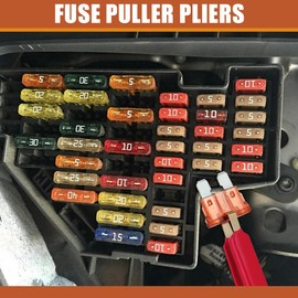 QZTYTY Relay Puller Pliers, Fuse Puller, Automotive Fuse Removal Tool, Universal Car Accessories Auto Metal Relay and Fuse Remover Tool for Removing Relays on Vehicles