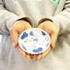 Fukubeya Mino Ware Nekogura Small Plate, 3.9 inches (10 cm)