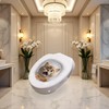 Mouthed Kitten 3D Sticker for Toilet,3D Bathroom Toilet Sticker,Animals 3D