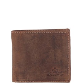 The Skandinavian Brand RFID Wallet Square Hunter Tan, tan, Backpack