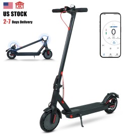 CEMOTO New Arrival 8.5Inch Escooter Lightweight Folding E Scooter US EU CA Stock 36V 10Ah 350W Foldable Electric Scooters With AppPower: 350w, Voltage: 36V 10.4Ah, Color: Balck(US stock), Tire Size: 8.5 inch, Watt-Hour: 374.4wh