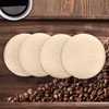 600 PCS Round Coffee Filter, Unbleached Natural Coffee Filter for