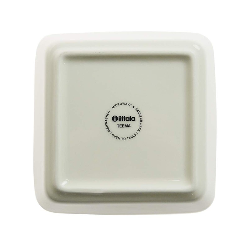 Iittala 6411800186353 Square Plate, White, 4.7 x 4.7 inches (12