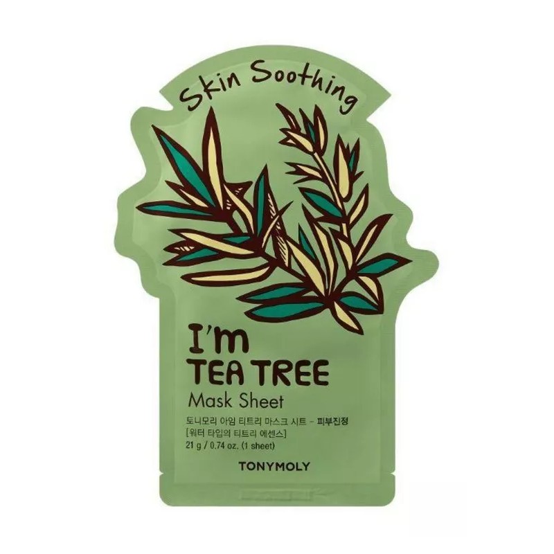 Tonymoly Mascarilla Facial Té Verde Hidrata Y Purifica Tonymoly